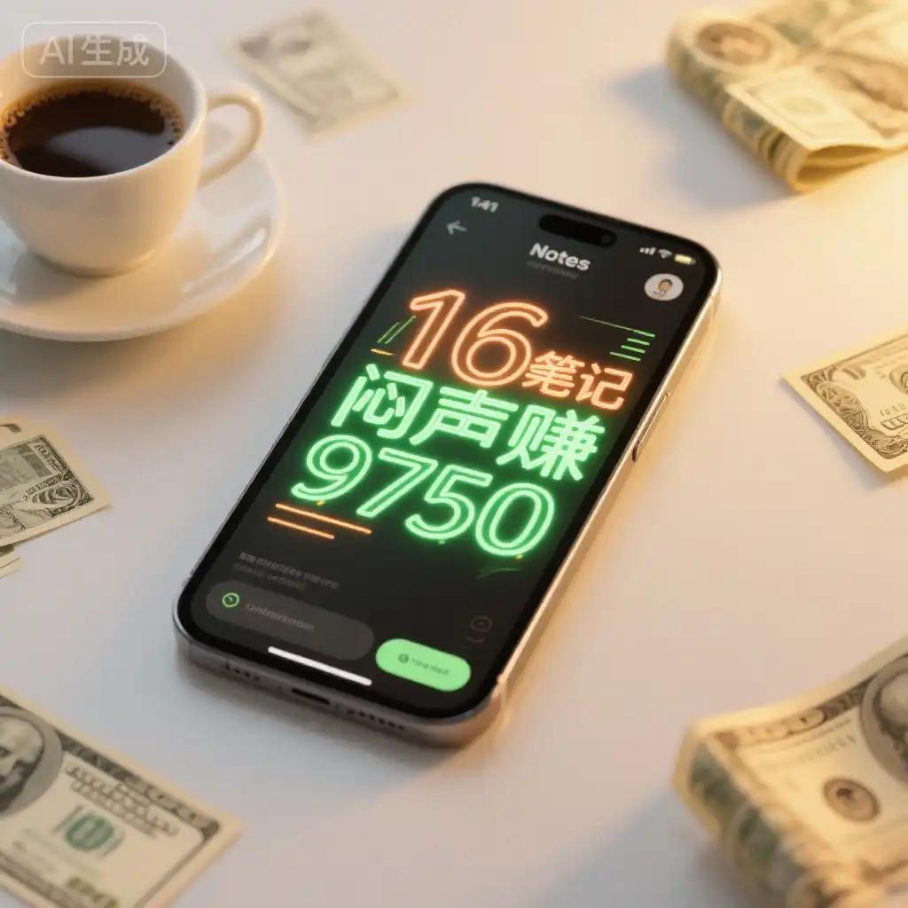 16条笔记闷声赚9750：2026最新蓝海小众赛道实操复盘