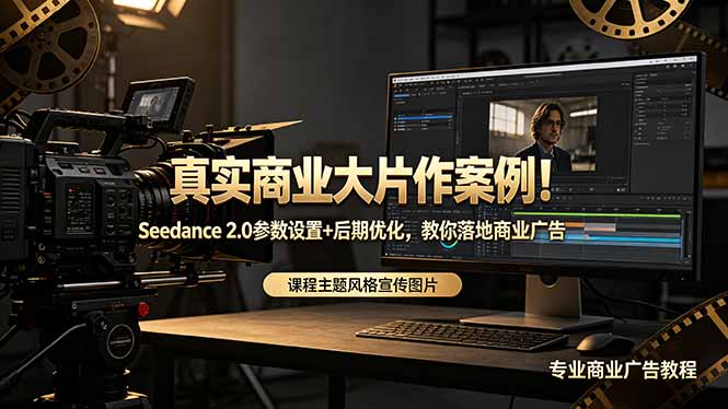 真实商业大片作案例！Seedance 2.0参数设置+后期优化，教你落地商业广告-白蛇网