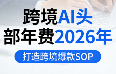 跨境AI头部年费2026年，打造跨境爆款SOP